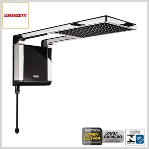 Chuveiro Eletrônico AcquaStorm Ultra (Preto c/Cromado)